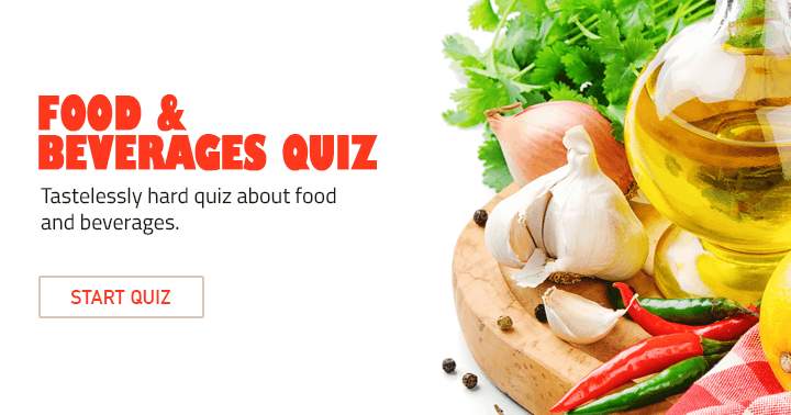 Banner for 'Food quiz that is excessively difficult.'