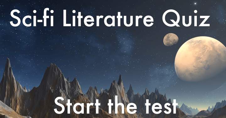 Banner for Quiz on Science Fiction Literature.