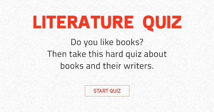 Banner for Enjoy books? Take this entertaining quiz and share your score.