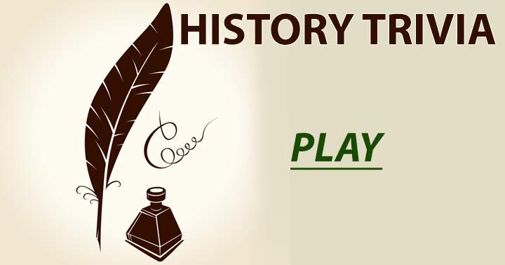 Banner for Quiz on historical events.