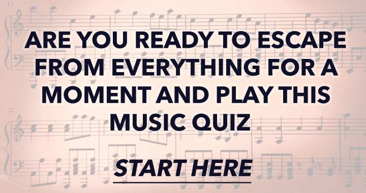 Banner for The Quiz of Music.