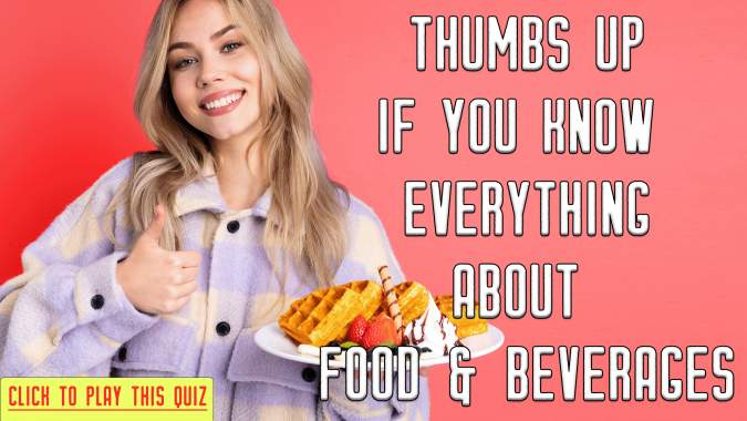 Banner for Quiz on Food & Beverages