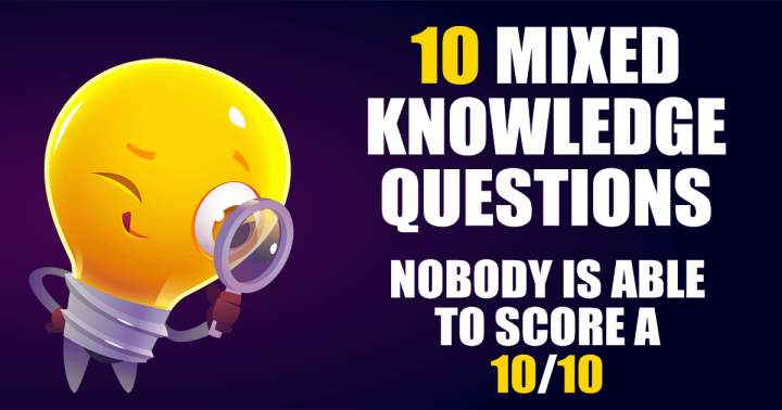 Banner for 'Assortment of 10 General Knowledge Questions'