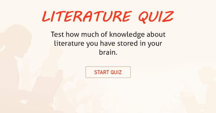 Banner for Only bookworms can take this quiz!