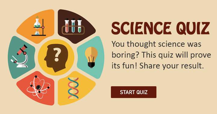 Banner for Share the outcomes of this Science quiz with your Facebook friends!