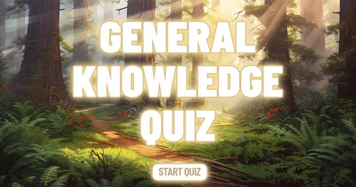 Banner for General Knowledge Quiz