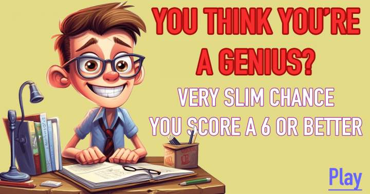 Banner for Are you convinced of your genius?