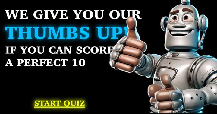 Banner for Participate in this Quiz and Earn our Thumbs Up!