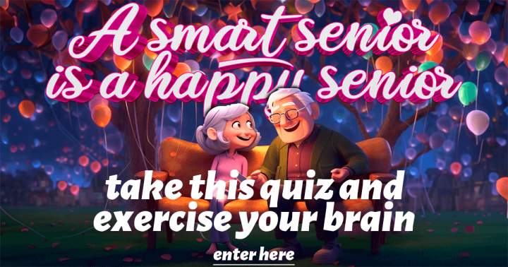 Banner for Can you ace this quiz if you're a clever senior?