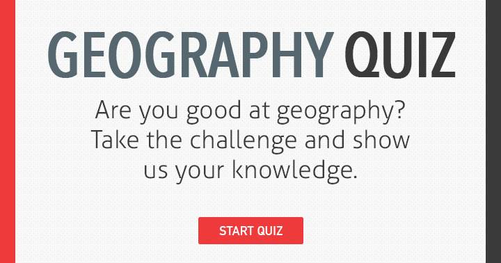 Banner for 'The Geography Quiz sanctioned by the authorities'