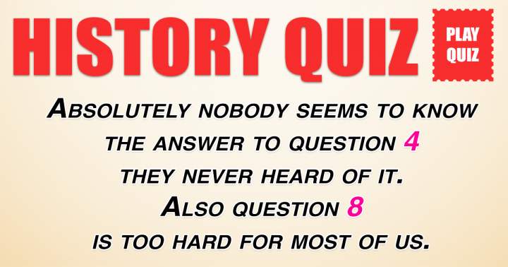 Banner for Quiz on Historical Events