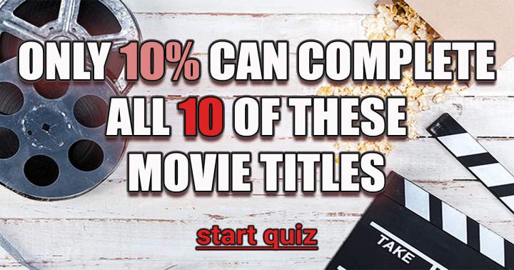 Only a tenth of the participants are able to finish all ten movie titles.
