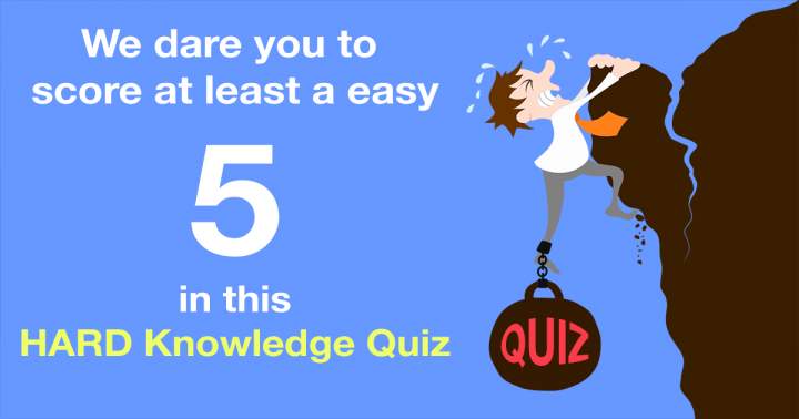 Banner for Challenging Knowledge Quiz