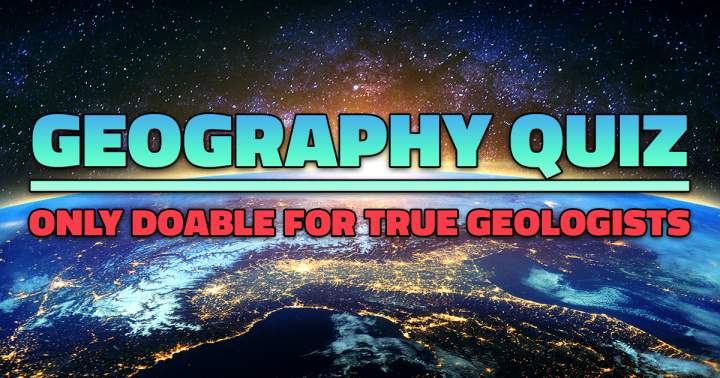 Banner for Geography Quiz that will test your skills