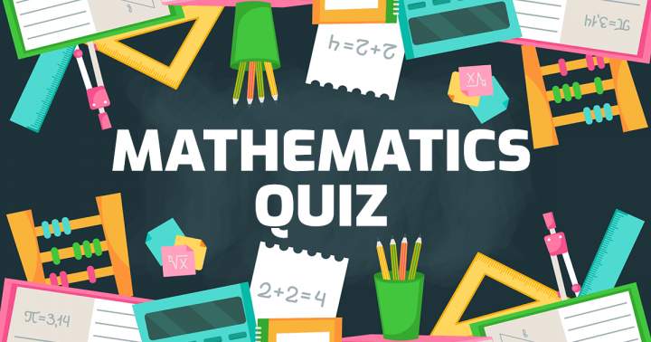 Banner for Quiz on Mathematics.