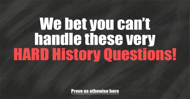 Banner for Challenging History Questions.