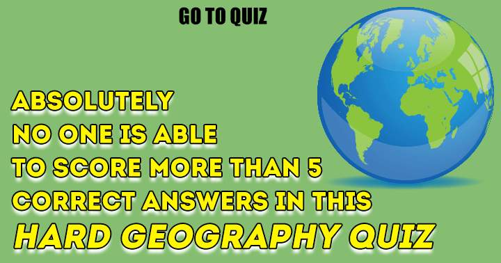 Banner for Quiz on Geography