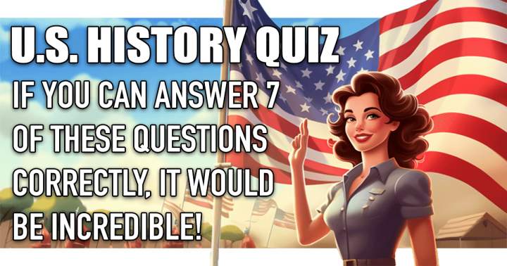 Banner for Quiz on the history of the United States