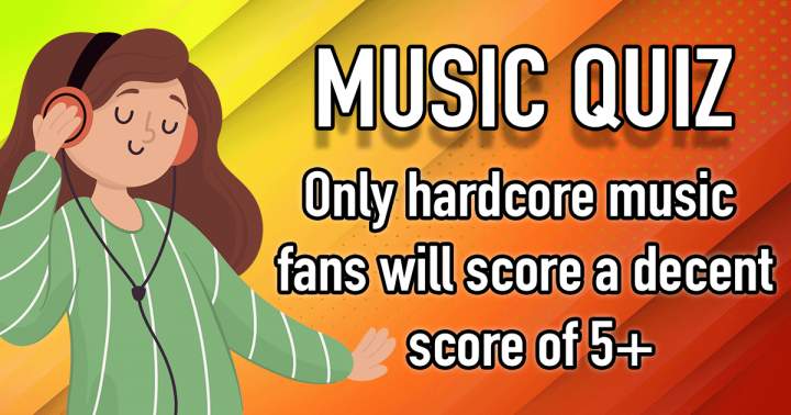 Banner for Music Quiz that will test your skills