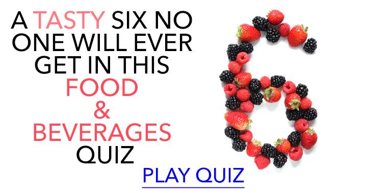 Banner for Quiz on Food and Beverages