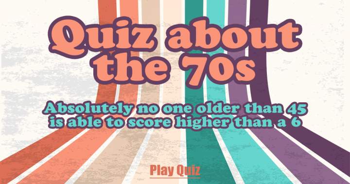 Banner for Seventies Quiz