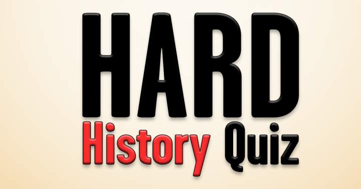 Challenging History Quiz