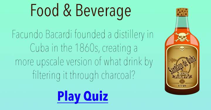 Banner for Food and Drink Trivia