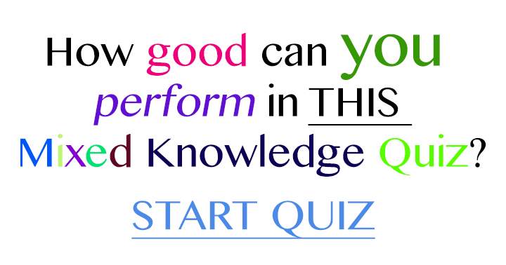 Banner for Quiz on various topics