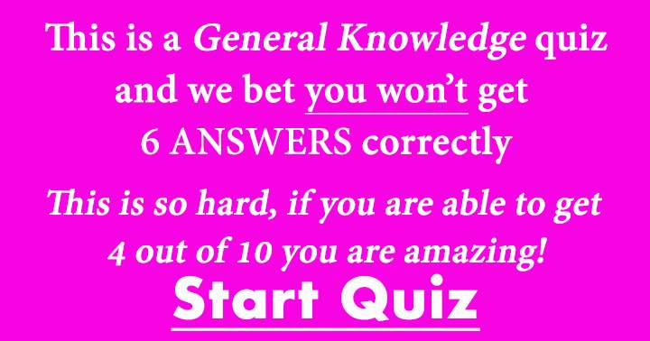 Banner for Quiz on General Knowledge