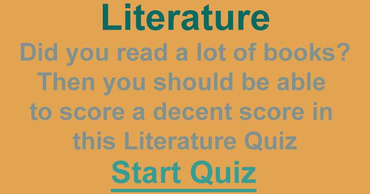 Banner for Quiz on Literature