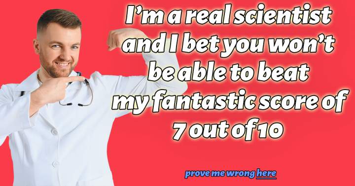 Banner for Science Quiz that will put your knowledge to the test