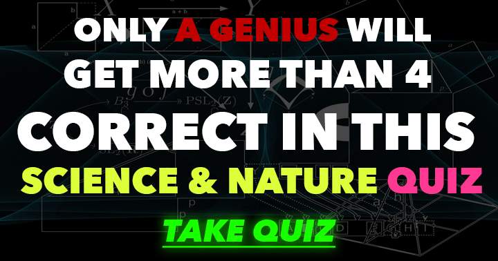 Banner for The Genius edition of The Science and Nature Quiz