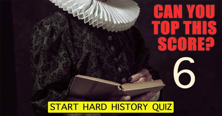 Banner for Quiz on historical events.