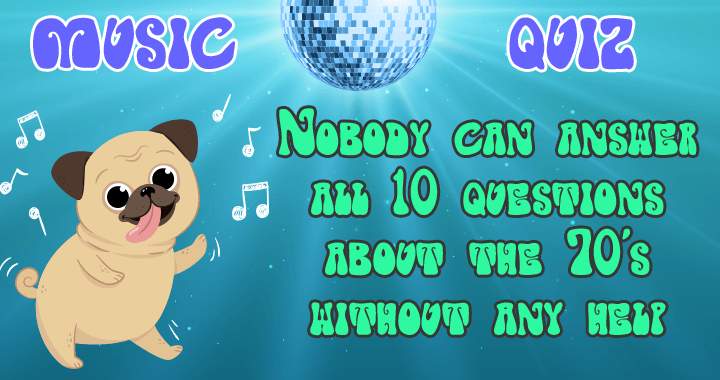 Banner for You will absolutely require assistance with this 70's music quiz.