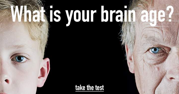 Banner for Can you tell me your brain age?