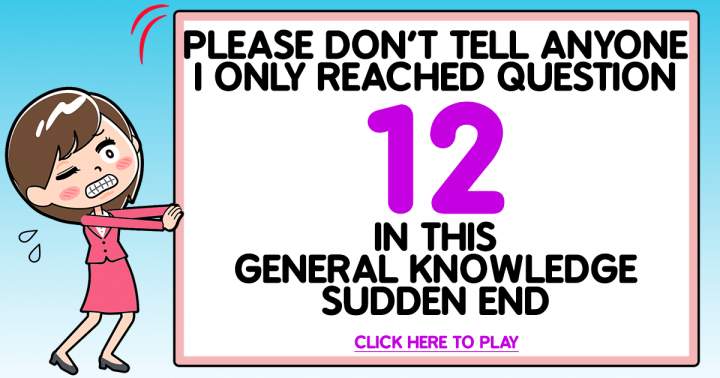 Banner for Sudden End of General Knowledge