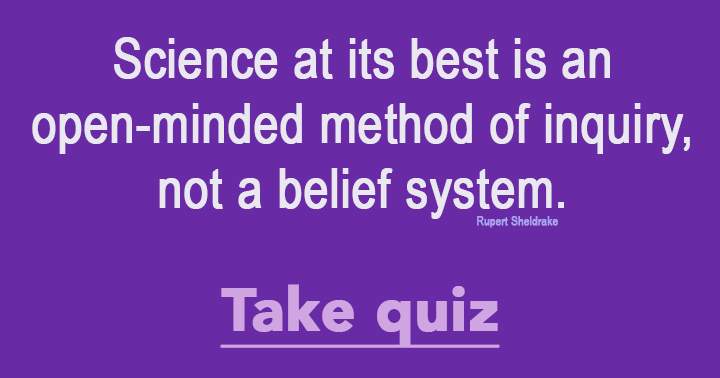 Banner for Quiz on Science