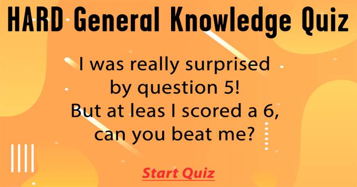 Banner for Challenging General Knowledge Quiz