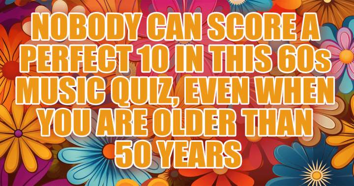 Banner for Quiz on 1960s Music