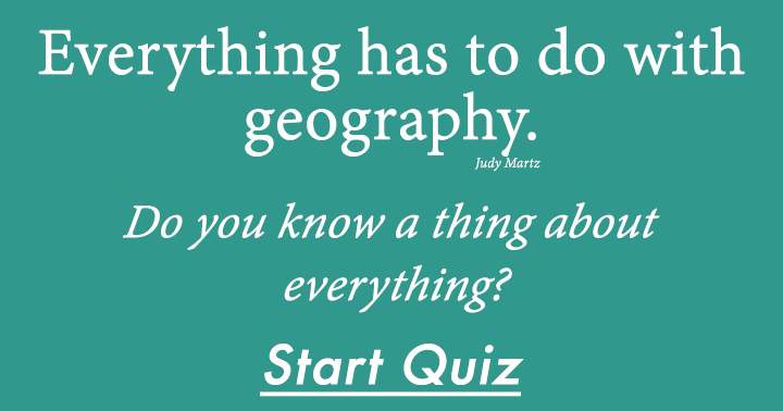 Banner for Geographical Trivia Test