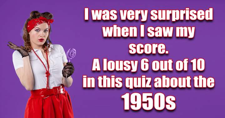 Banner for Challenging Trivia on the 1950s