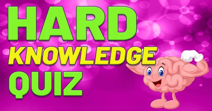 Banner for Tough Knowledge Quiz