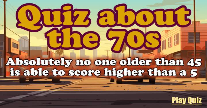 Banner for Quiz on the Seventies.