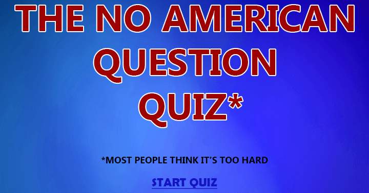 Banner for Quiz featuring no American-themed questions