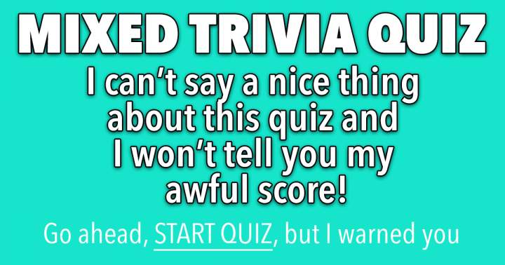 Mixed Trivia Quiz