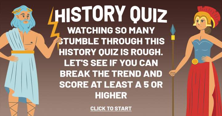 Banner for This history quiz is challenging.