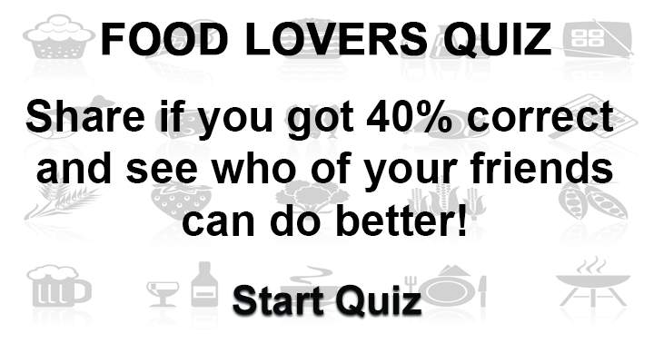 Banner for Between you and your friends, who will excel in this Food and Beverages quiz?