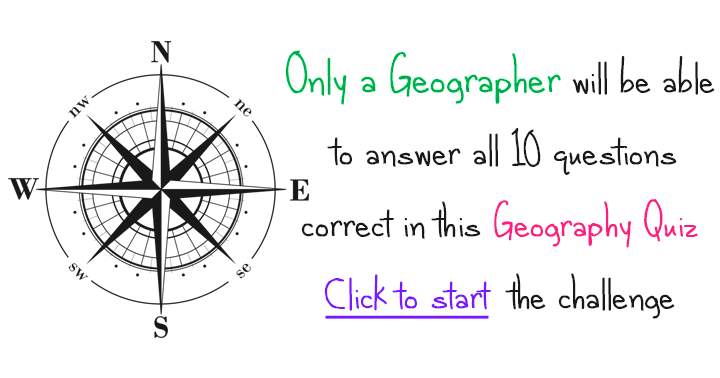 Banner for Geographical Trivia Test