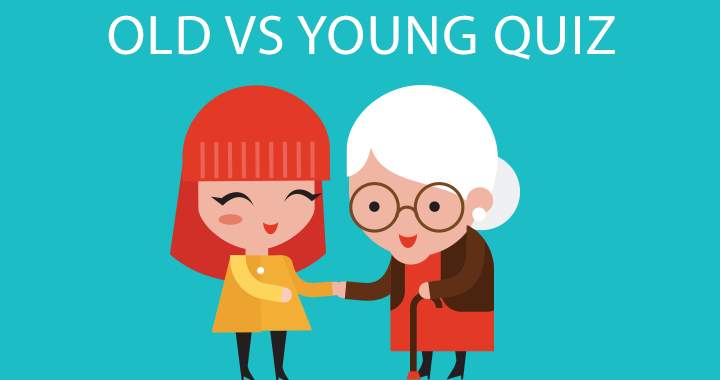 Banner for Old VS Young quiz