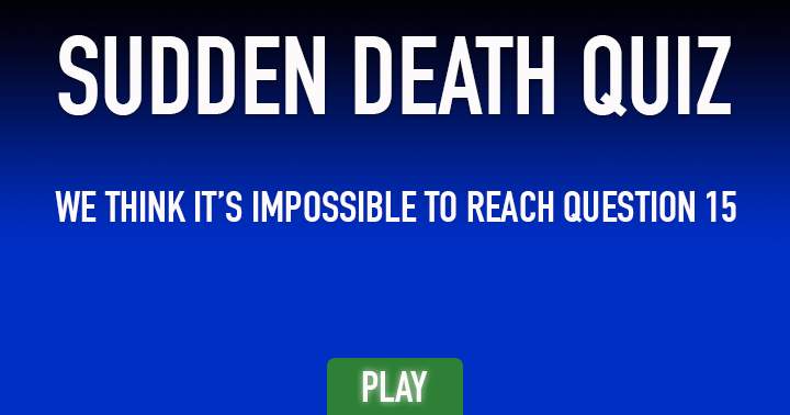 Banner for General Knowledge sudden death quiz